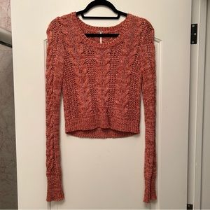 Free People Knit Long Sleeve Sweater